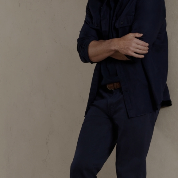 Banana republic tapered fit traveler pants navy blue - Picture 2 of 3